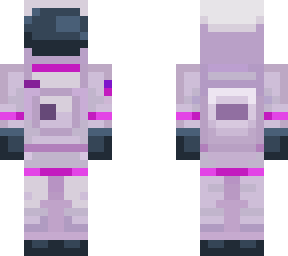 Purple astronaut